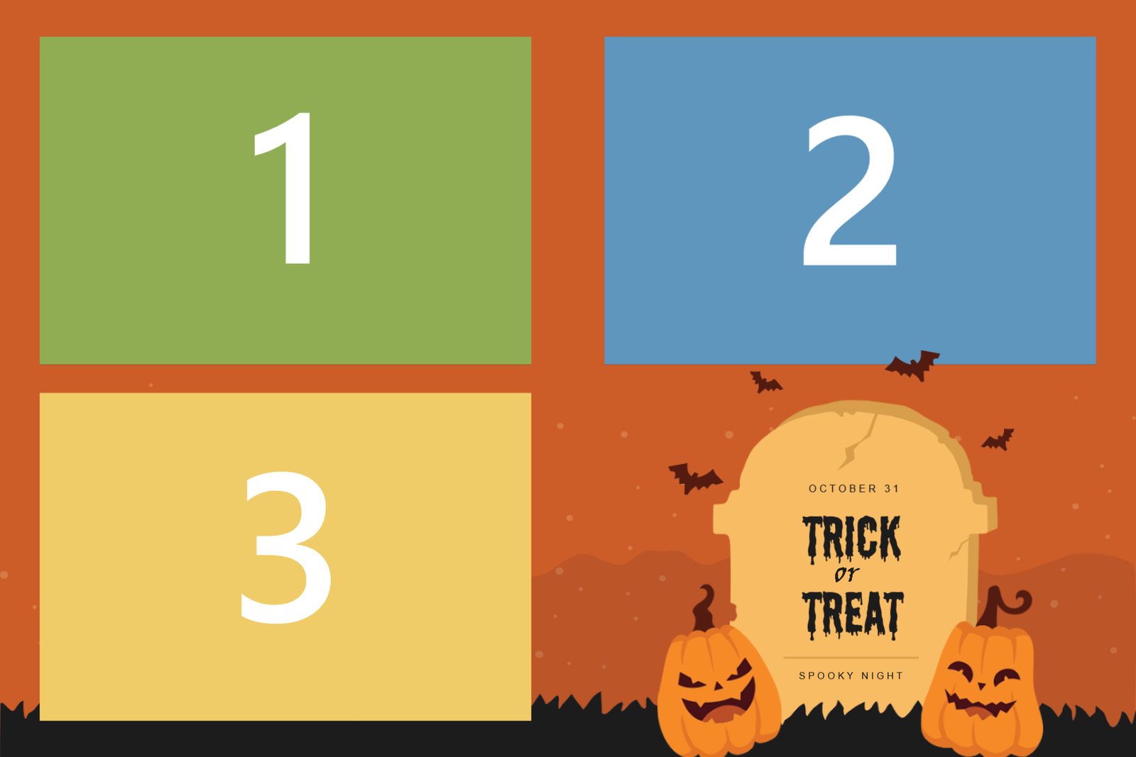 Halloween 1 4x6 photo print template