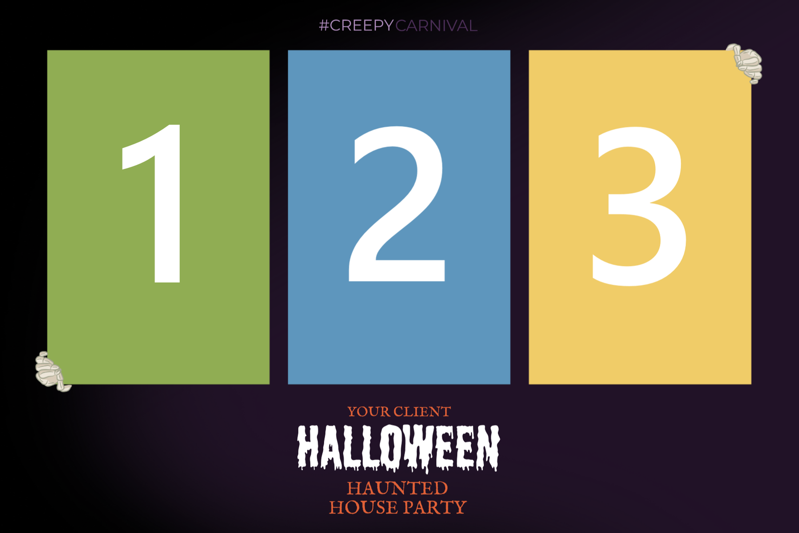 Halloween 4 4x6 photo print template