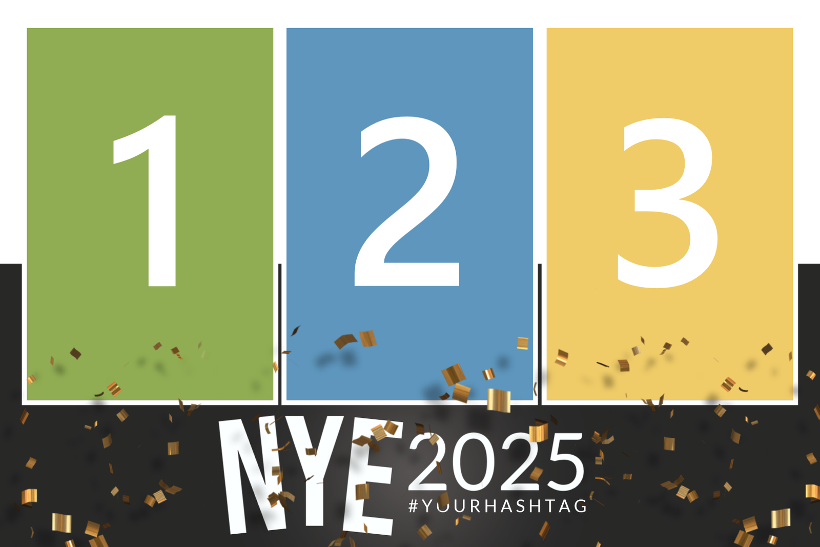 New Year Eve 2 4x6 photo print template