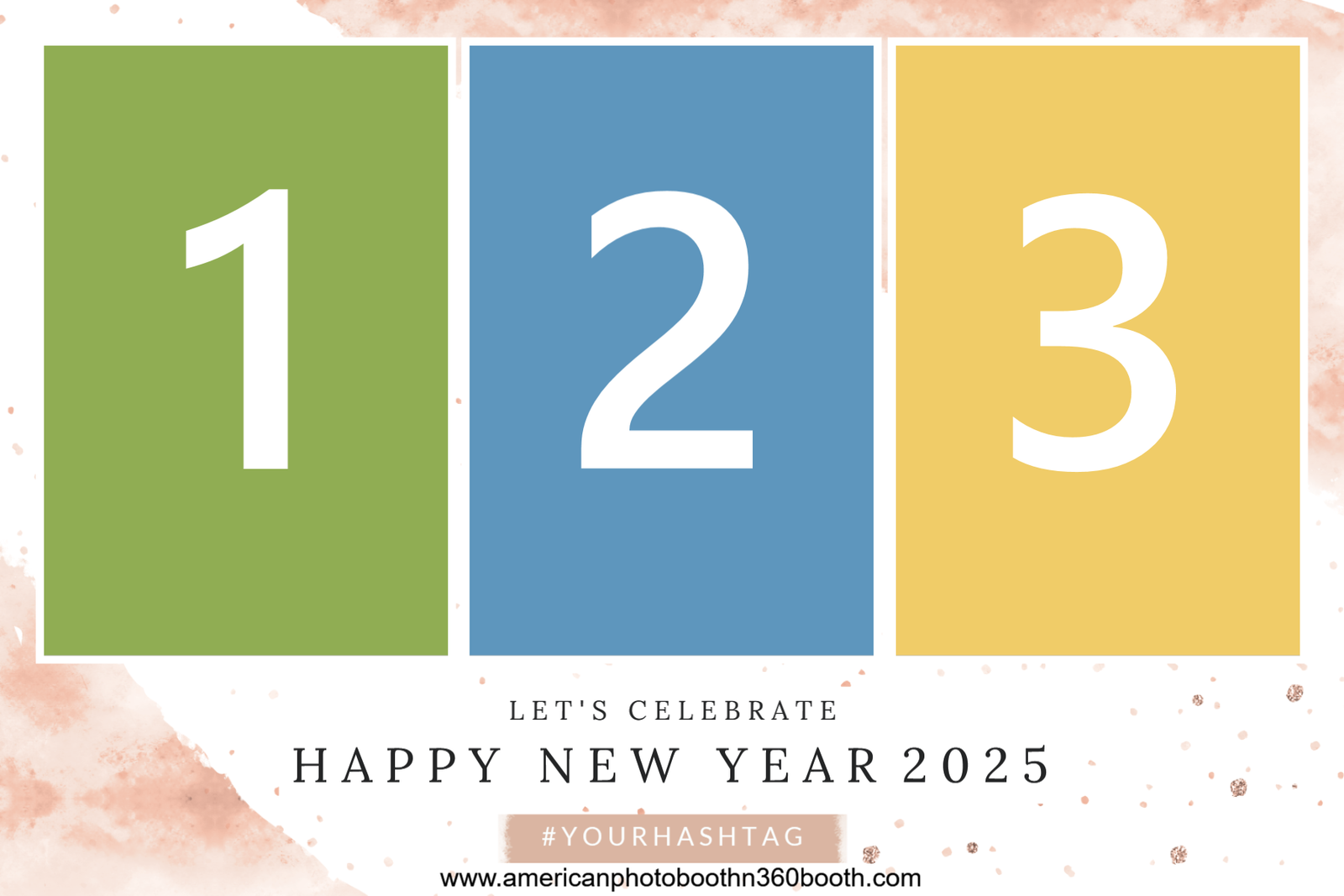 New Year Eve 3 4x6 photo print template