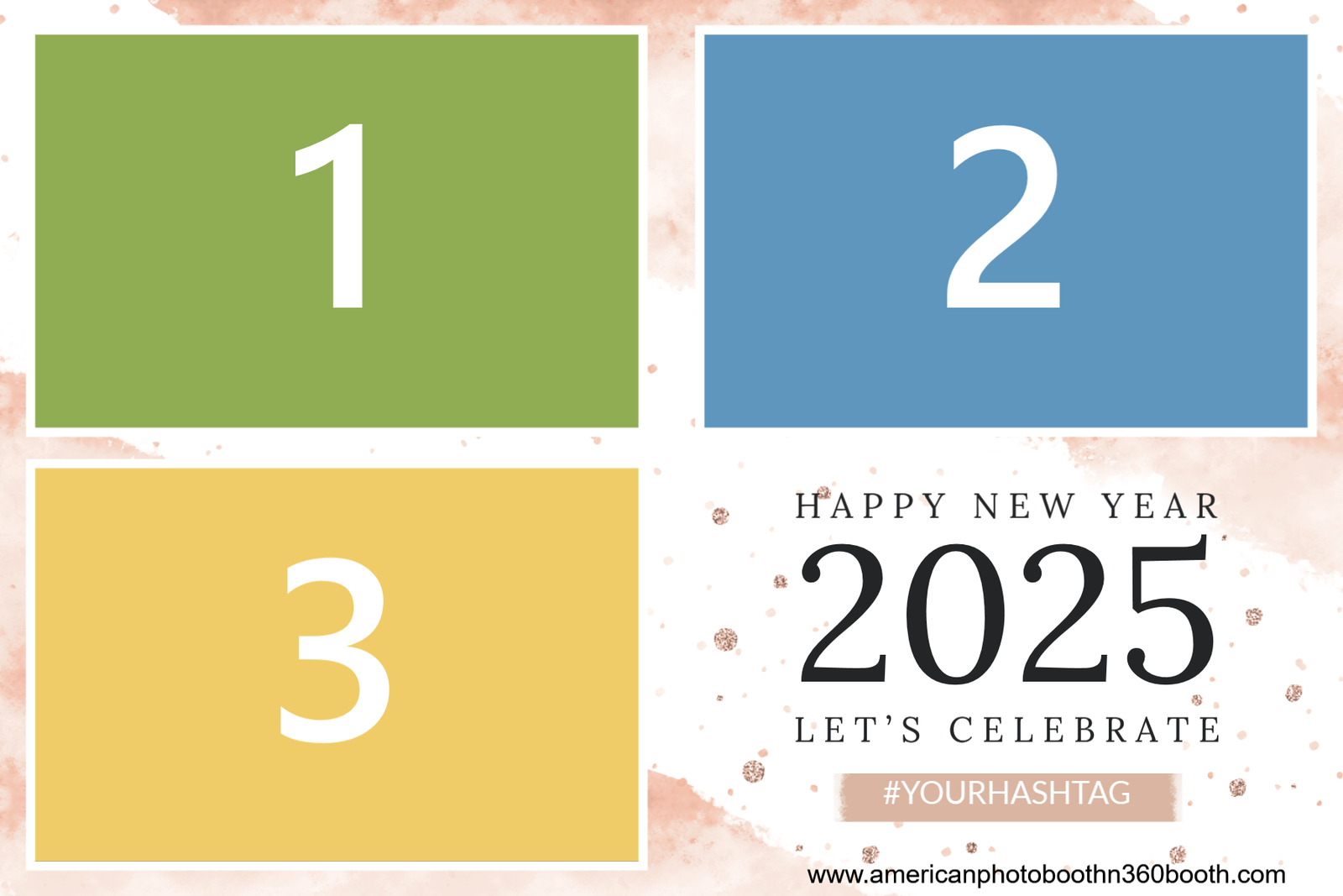 New Year Eve 4 4x6 photo print template