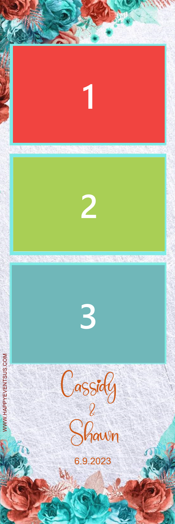 Elegance 2 photo strip template