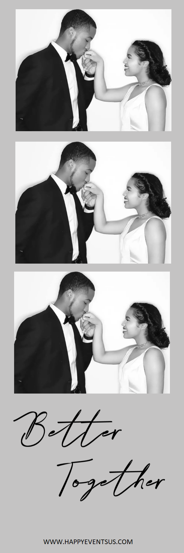 Glam photo strip template